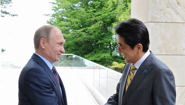 Встреча президента РФ В. Путина с премьер-министром Японии Синдзо Абэ - Sputnik Afrique