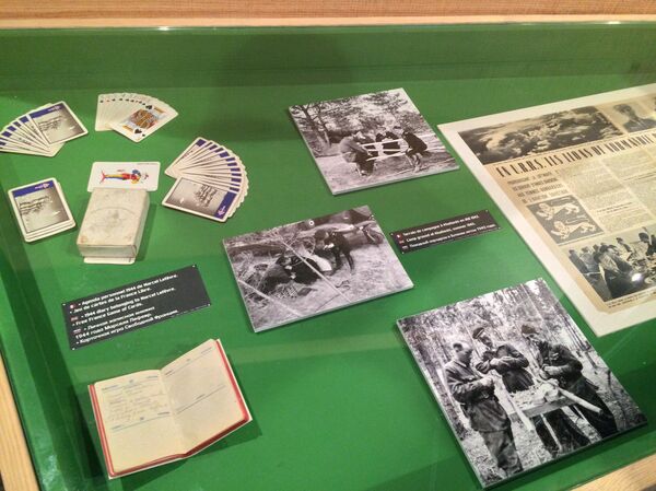 Certains des effets personnels des pilotes, conservés à l’espace dédié au régiment Normandie-Niémen au musée du Bourget - Sputnik Afrique