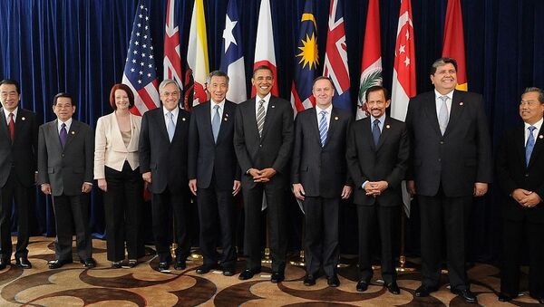 A summit with leaders of the (then) negotiating states of the Trans-Pacific Strategic Economic Partnership Agreement (TPP). - Sputnik Afrique