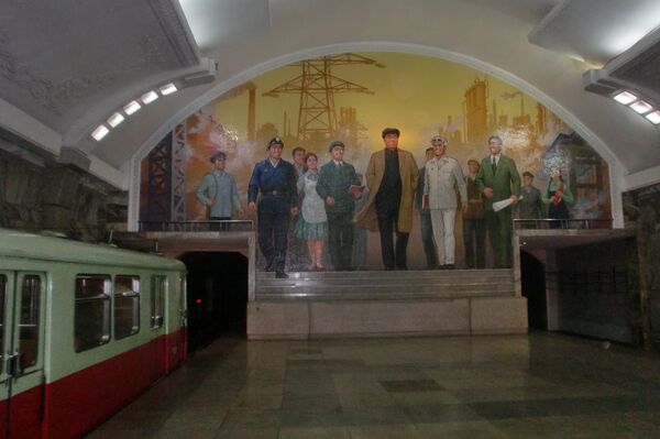 Le métro de Pyongyang  - Sputnik Afrique