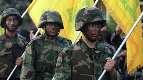 Hezbollah fighters - Sputnik Afrique