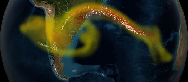 Mouvement des cendres volcaniques après l'éruption d'un volcan - Sputnik Afrique