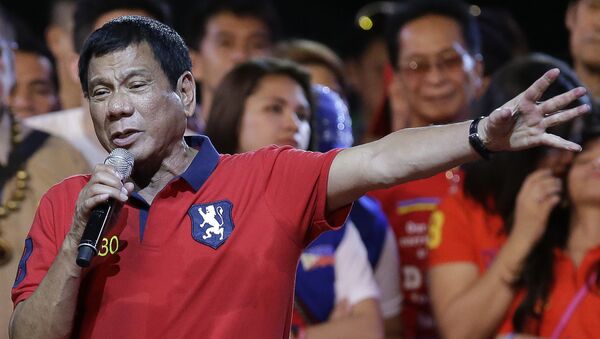 Le président élu des Philippines, l'avocat populiste Rodrigo Duterte - Sputnik Afrique