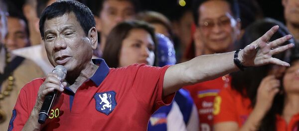 Le président élu des Philippines, l'avocat populiste Rodrigo Duterte - Sputnik Afrique