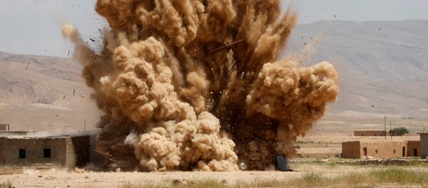 une explosion en Irak, image d` illustration - Sputnik Afrique