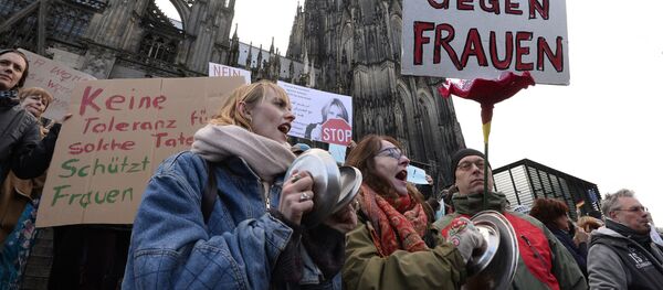 Cologne, protestation contre harcèlement sexuel - Sputnik Afrique