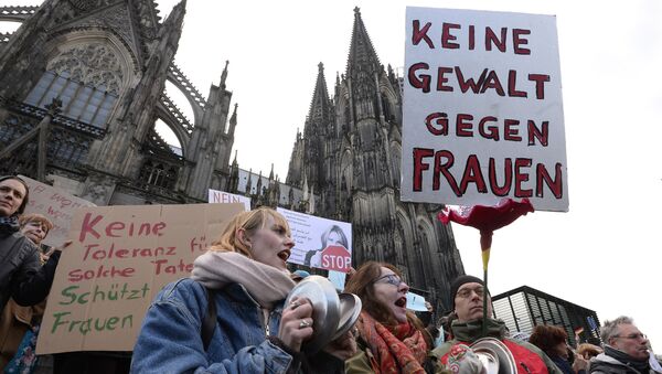 Cologne, protestation contre harcèlement sexuel - Sputnik Afrique