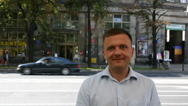 Mateusz Piskorski, le président du parti polonais Zmiana - Sputnik Afrique