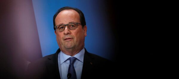 French President Francois Hollande attends a national conference on Handicap help at the Elysee Palace in Paris, France, May 19, 2016. - Sputnik Afrique