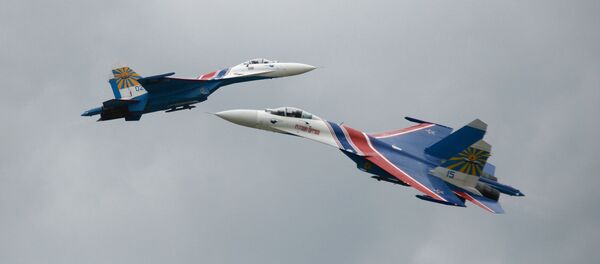 L’anniversaire des patrouilles acrobatiques Strijis et Preux russes - Sputnik Afrique