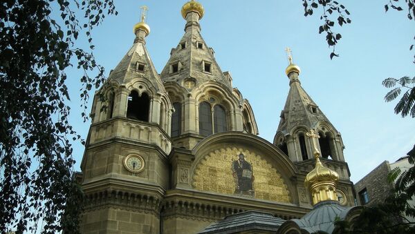 La cathédrale Saint-Alexandre-Nevsky à Paris relevant de l'exarchat du Patriarcat de Constantinople - Sputnik Afrique