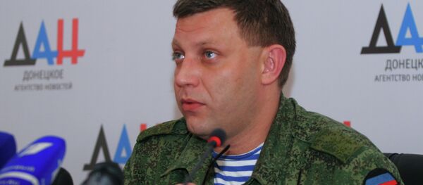 Le premier ministre de la République populaire de Donetsk Alexandre Zakhartchenko - Sputnik Afrique
