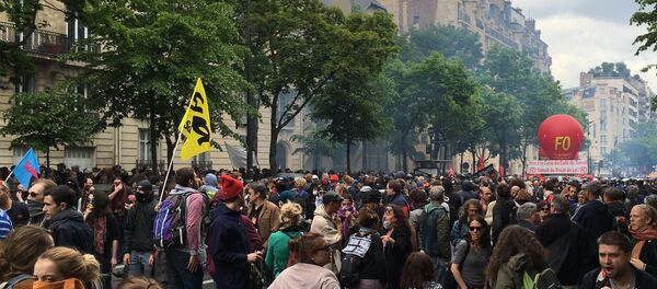 Une manifestation contre la loi Travail à Paris - Sputnik Afrique