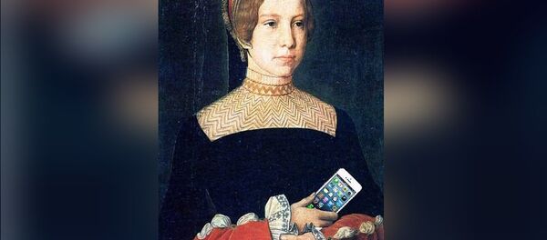 Un iPhone retrouvé sur une peinture du XVIIe siècle? - Sputnik Afrique