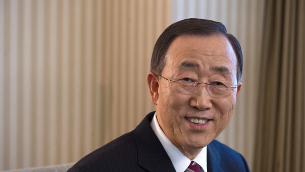 Генеральный секретарь ООН Пан Ги Мун - Sputnik Afrique