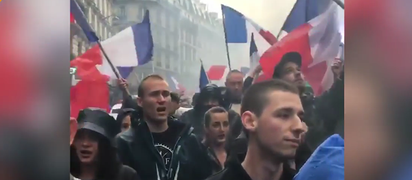 Manifestation On est chez nous sur la Place Monge à Paris - Sputnik Afrique