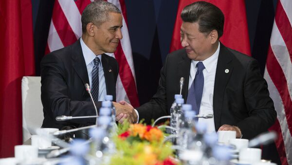 Barack Obama et Xi Jinping - Sputnik Afrique
