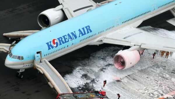 Départ de feu dans un avion Korean Air: trois pays enquêteront - Sputnik Afrique