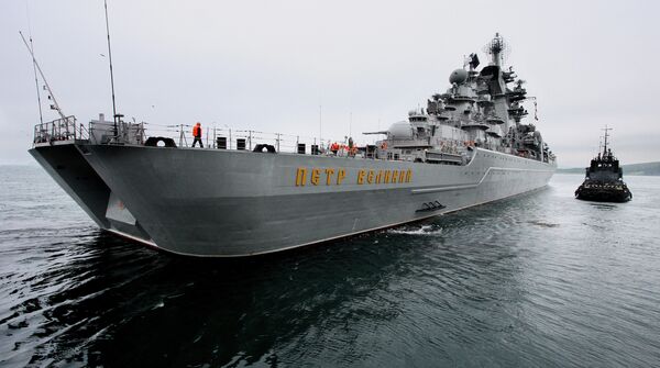 Le croiseur nucléaire lance-missiles Pierre le Grand (Petr Veliki) Le croiseur nucléaire lance-missiles Pierre le Grand (Petr Veliki) - Sputnik Afrique
