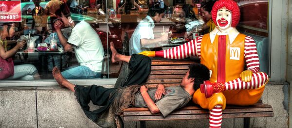 Un sans-abri chinois - Sputnik Afrique