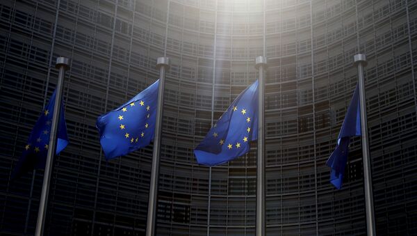 Drapeaux de l'Union européenne - Sputnik Afrique