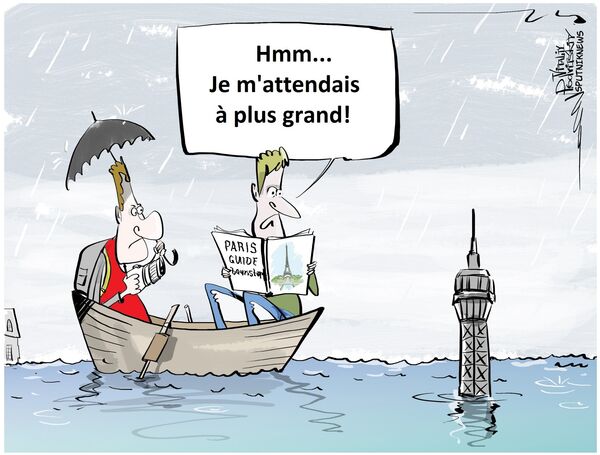Crue de la Seine: le pic pourrait atteindre 6,20 m vendredi à Paris - Sputnik Afrique