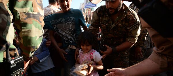 Distribution de l'aide' humanitaire en Syrie - Sputnik Afrique