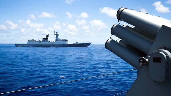 La mer de Chine méridionale, la marine chinoise lors des manoeuvres - Sputnik Afrique