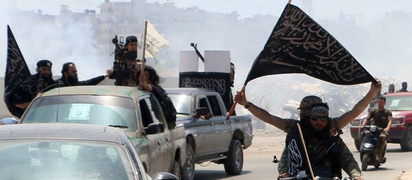 Membres du groupe djihadiste Front al-Nusra - Sputnik Afrique