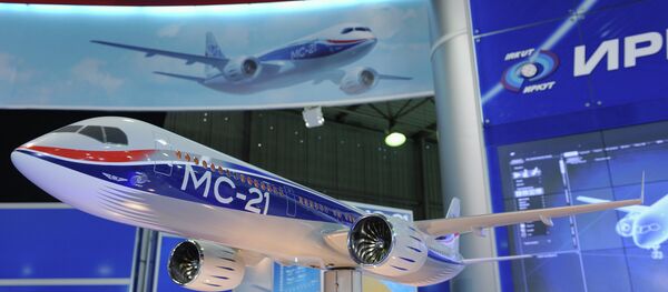 Le nouvel avion de ligne russe MC-21-300 présenté - Sputnik Afrique