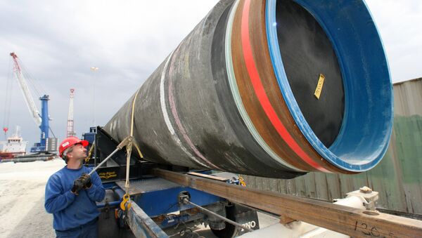 La construction du gazoduc Nord Stream - Sputnik Afrique