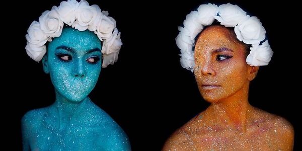 La Belle ou la Bête? Ces filles vont vous éblouir avec leur maquillage - Sputnik Afrique