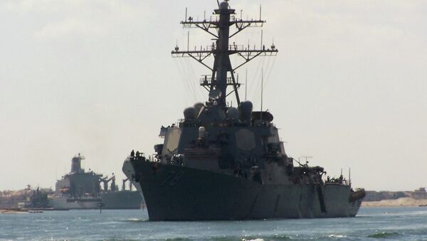 US army destroyer USS Porter - Sputnik Afrique