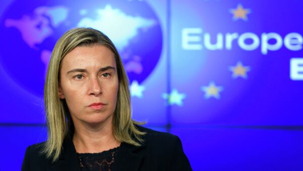 La chef de la diplomatie européenne Federica Mogherini - Sputnik Afrique