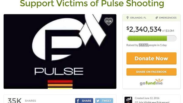 2 millions de dollars pour les victimes d'Orlando collectés en une journée - Sputnik Afrique