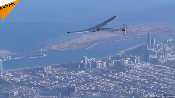 Un avion solaire a atterri à New York - Sputnik Afrique