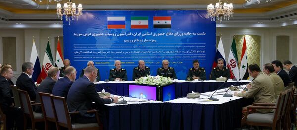 La Russie, la Syrie et l’Iran poursuivront la lutte conjointe contre le terrorisme - Sputnik Afrique