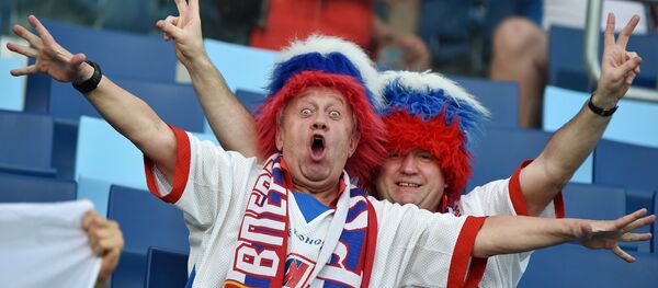 Les fans de football russes - Sputnik Afrique
