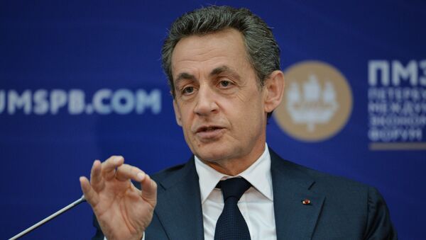 Беседа с экс-президентом Франции Н. Саркози в рамках ПМЭФ - Sputnik Afrique