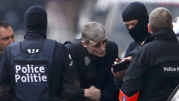 Une opération de police à Bruxelles - Sputnik Afrique