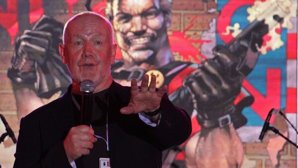 John Higgins intervient devant ses fans, Moscow Comic Convention - Sputnik Afrique