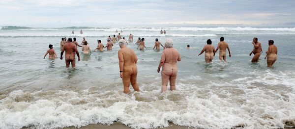 Nudistes allemands. Image d'illustration - Sputnik Afrique