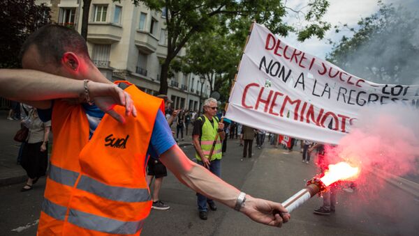 Manifestation contre la loi travail à Paris, 23 juin 2016 - Sputnik Afrique