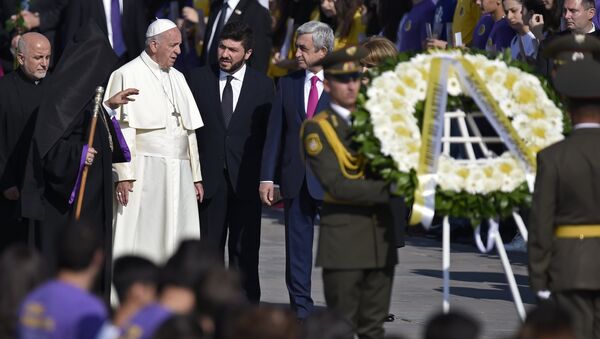 Pape François en visite en Arménie - Sputnik Afrique
