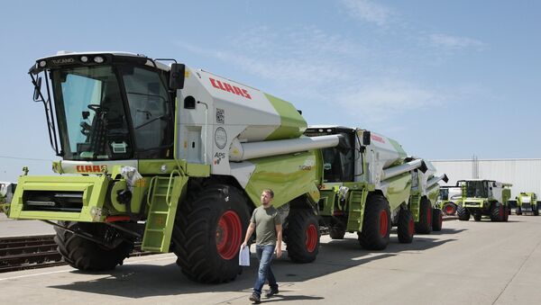 Le grand constructeur allemand de matériel agricole Claas a investi environ 120 millions d'euros dans la construction d'une usine à Krasnodar - Sputnik Afrique