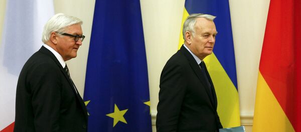 Frank Walter-Steinmeier und Jean-Marc Ayrault - Sputnik Afrique