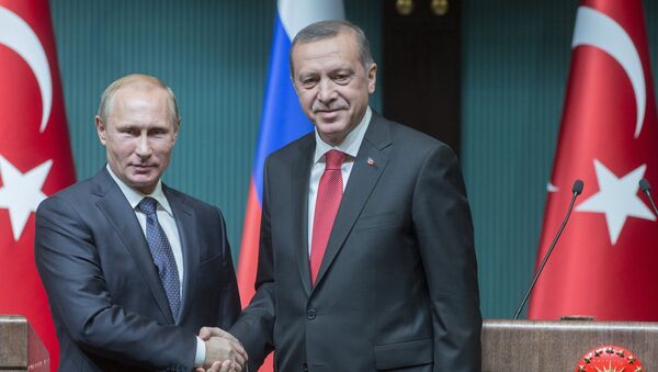Poutine félicite Erdogan pour avoir stabilisé la situation en Turquie - Sputnik Afrique