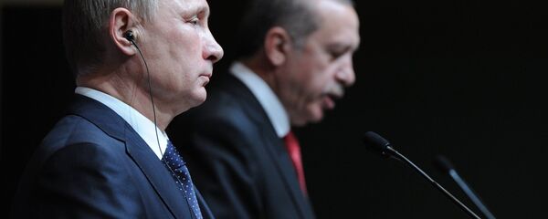 Recep Tayyip Erdogan et Vladimir Poutine - Sputnik Afrique