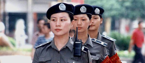 Patrouille féminine en Chine. Image d'illustration - Sputnik Afrique