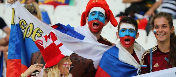 Les fans de football russes - Sputnik Afrique